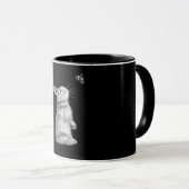 Honigrabbe und Hummeln| Bunny Lover Geschenk Tasse (VorderseiteRechts)