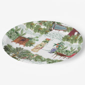 Honigsauckel in Gewartet | weiß Pappteller (Schrägansicht)