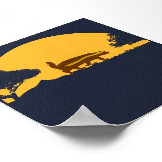 Honigschild Poster (Ecke)