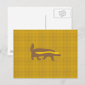 Honigschildkröte Postkarte (Vorne/Hinten)