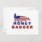 Honigschildkröte Postkarte (Vorne/Hinten)