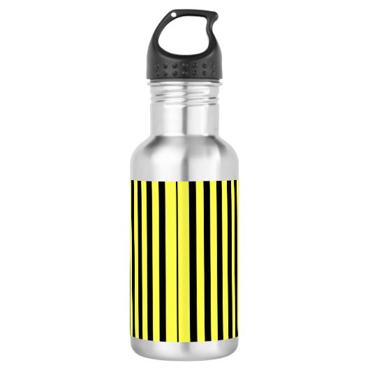 Honigschwarz Edelstahlflasche (Vorderseite)