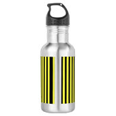 Honigschwarz Edelstahlflasche (Rückseite)