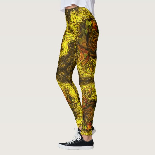 Honigspurblüte abstrakt leggings (Links)