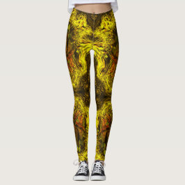 Honigspurblüte abstrakt leggings