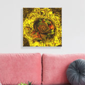 Honigspurblüte abstrakt leinwanddruck (Insitu (Wohnzimmer))