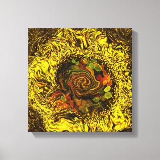 Honigspurblüte abstrakt leinwanddruck (Vorderseite)