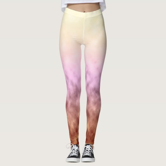 Honigsüßer Rosenfall Leggings (Vorderseite)