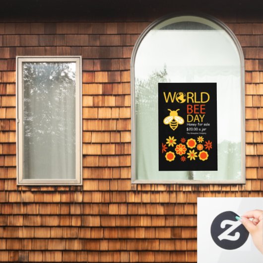 Honigtag, 20. Mai Fensteraufkleber (Fenster Zuhause)