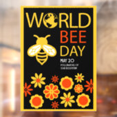 Honigtag, 20. Mai Fensteraufkleber (Blatt 2)