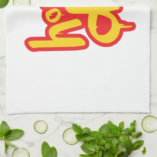 Honigtaube Geschirrtuch (Gefaltet)