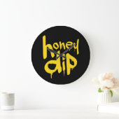 Honigtaube Große Wanduhr (Zuhause)