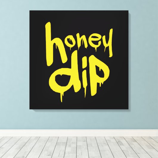 Honigtaube Leinwanddruck (Insitu (Holzboden))