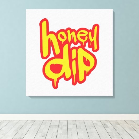 Honigtaube Leinwanddruck (Insitu (Holzboden))