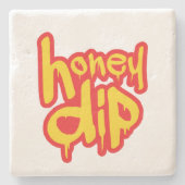 Honigtaube Steinuntersetzer (Vorderseite)