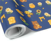 Honigthemen-Geschenkpapier Geschenkpapier (Rolleneckpunkt)