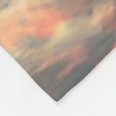 Honigtönen Fleecedecke (Ecke)