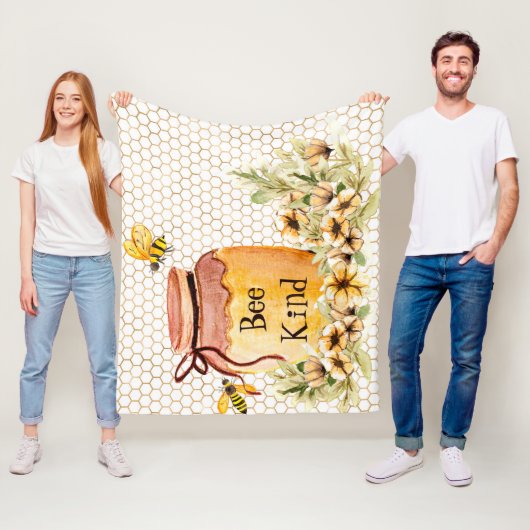 Honigtopf der Bienenart Fleecedecke (Beispiel)