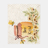 Honigtopf der Bienenart Fleecedecke (Vorderseite)
