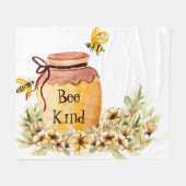 Honigtopf der Bienenart Fleecedecke (Vorderseite (Horizontal))