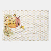 Honigtopf der Bienenart Geschirrtuch (Horizontal)