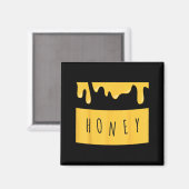 Honigtopf-Honigglas-Kostüm Magnet (Vorderseite/Rückseite)