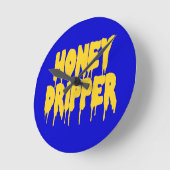 Honigtrockner Runde Wanduhr (Winkel)