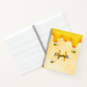 Honigtropfen für Bienen Notizblock (Innenseite)