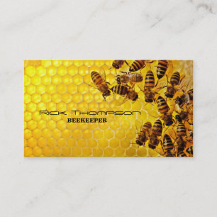 Honigverkäufer / Imker Landwirt Bienenfarm Shop Visitenkarte