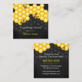 Honigverkäufer - Imker Quadratische Visitenkarte (Vorne/Hinten)