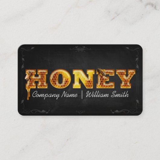 Honigverkäufer - Imker Visitenkarte (Vorderseite)