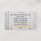 Honigverkäufer - Imker Visitenkarte (Rückseite)