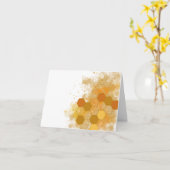 Honigwabe Alkohol  Karte (Gelbe Blume)