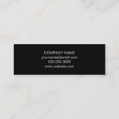 Honigwabe / Bienen Mini Visitenkarte (Rückseite)