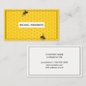 Honigwabe / Bienen Visitenkarte (Vorne/Hinten)