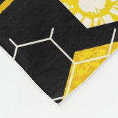 Honigwabe! Fleecedecke. Fleecedecke (Ecke)