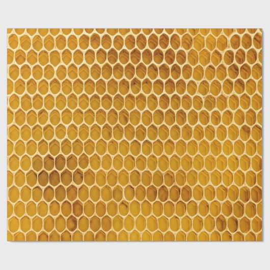 Honigwabe Geschenkpapier (Flach)