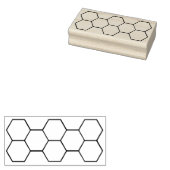 Honigwabe Gummistempel (Stempel)