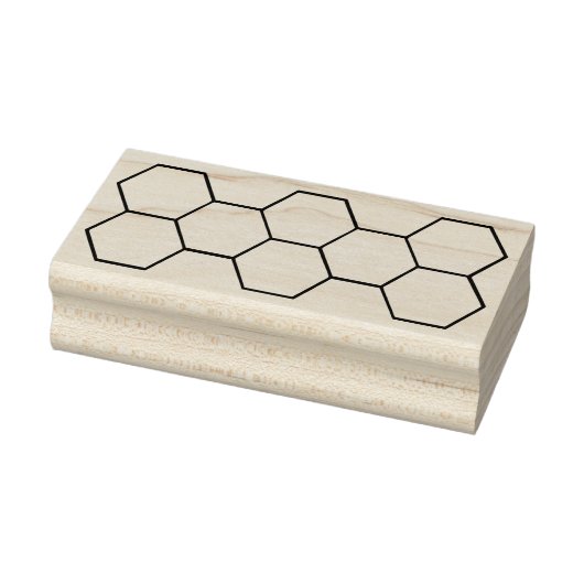 Honigwabe Gummistempel (Stempel)