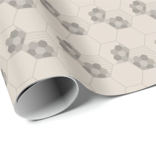 Honigwabe | Honigwabe Geschenkpapier (Rolleneckpunkt)