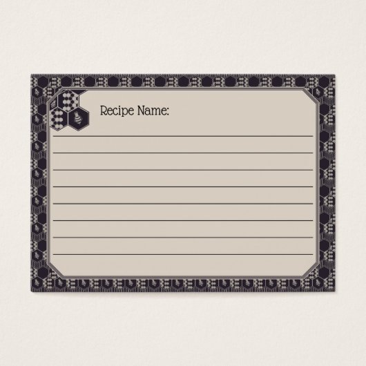 Honigwabe | Hummelwabendekoration (Vorderseite)