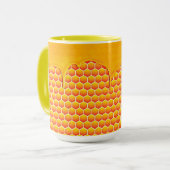 Honigwabe mit Tropfhonig Tasse (Vorderseite Links)