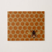 Honigwabe und Biene Puzzle (Horizontal)