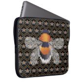 Honigwabe und Bienen Laptopschutzhülle (Vorne Rechts)