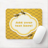 Honigwabe und Bienen Mousepad (Mit Mouse)