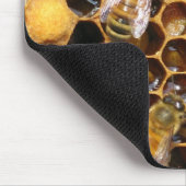 Honigwabe und Bienen-Mousepad Mousepad (Ecke)