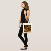 Honigwabe und Bienen-Tote-Beutel Tragetasche (Vorderseite (Model))