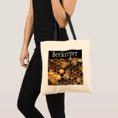 Honigwabe und Bienen-Tote-Beutel Tragetasche (Vorderseite (Produkt))
