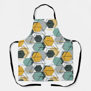 Honigwaben Abstraktes geometrisches Muster.1 Schürze