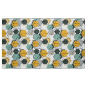Honigwaben Abstraktes geometrisches Muster.1 Stoff (Fat Quarter (45,7 x 55,9 cm))